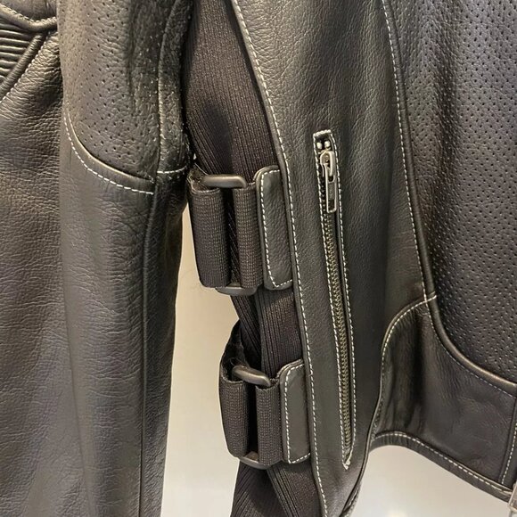 Authentic Harley Davidson Men S.W.A.T. HDMC Black Leather Jacket 3XL NWOT - Picture 9 of 14